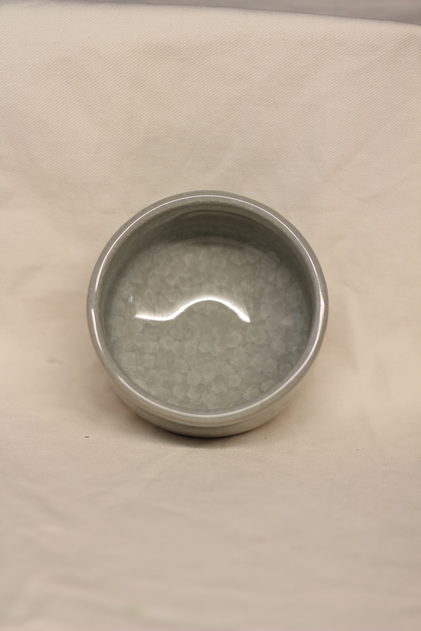 Mino-yaki Chawan - White Ice Crackle Glaze