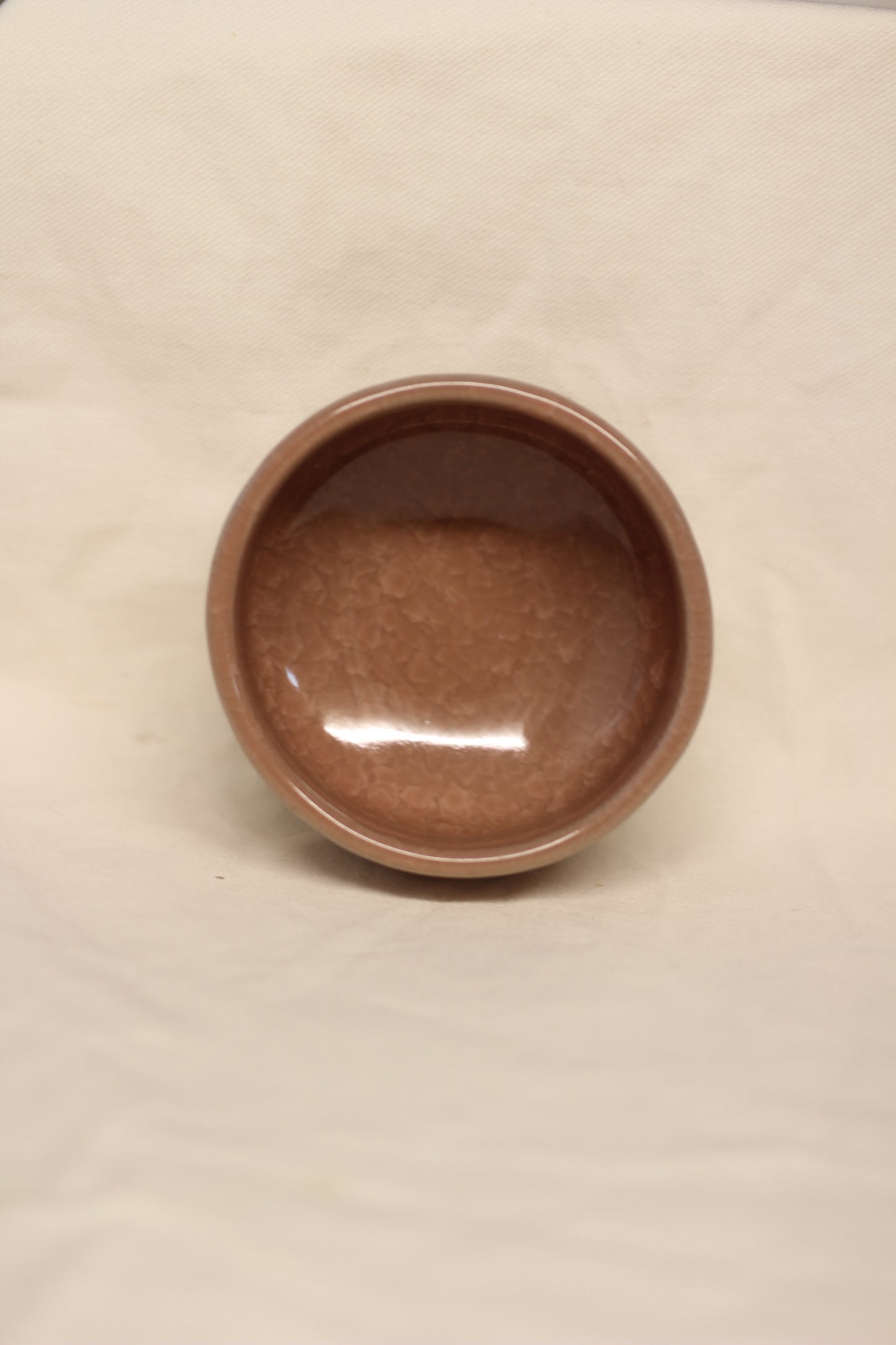 Mino-yaki Chawan - Smokey Pink Crackle Glaze Kikko Kannyu
