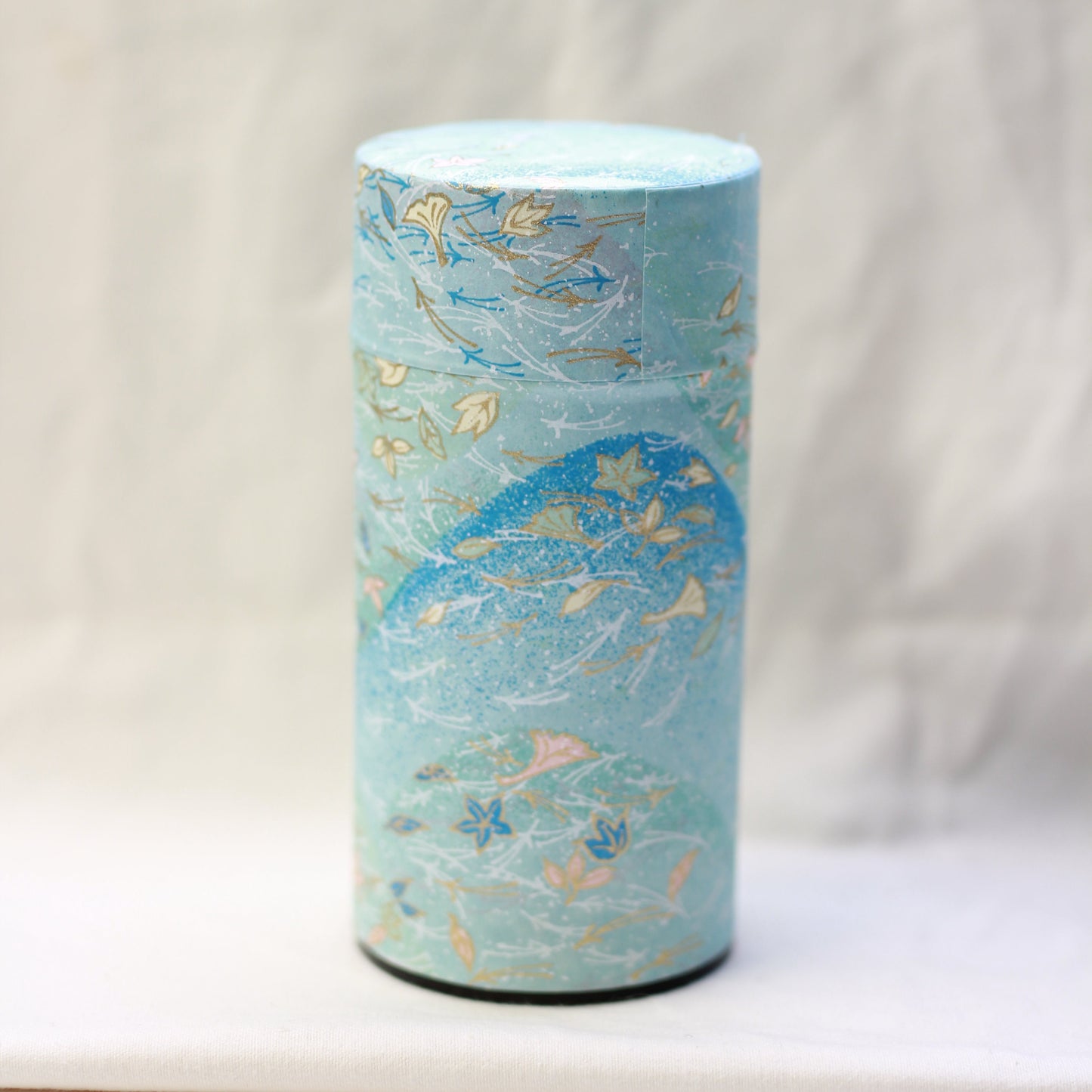VARIED Washi Paper Metal Tea Caddy