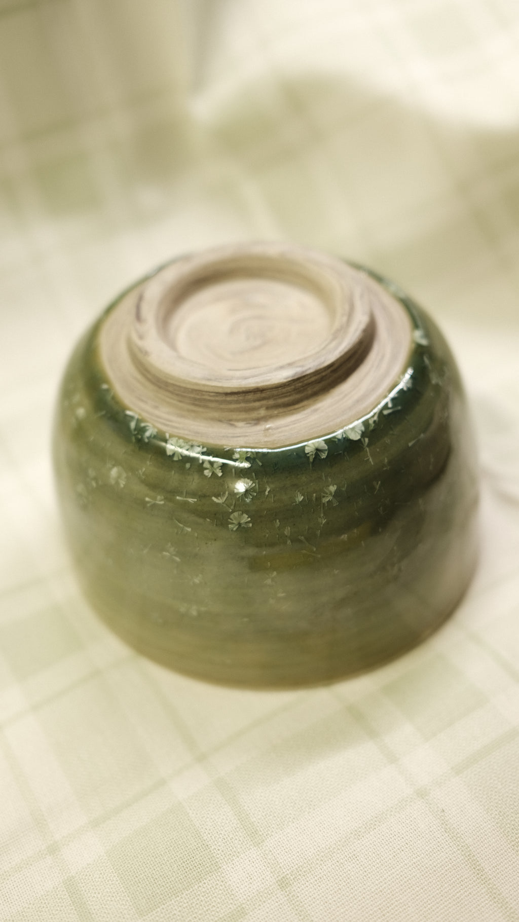 Chawan - Celadon-Blue Crystalline 2