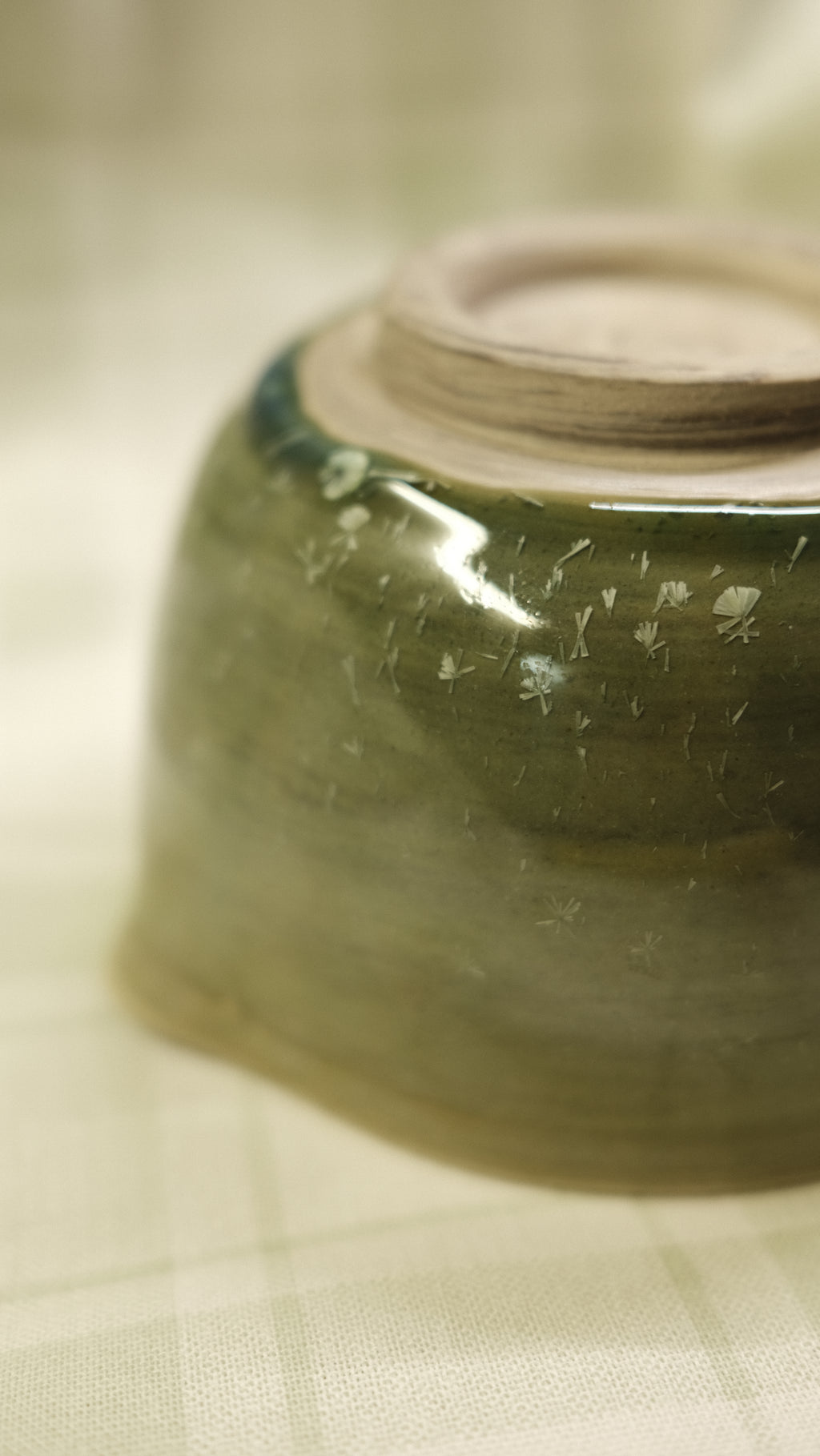 Chawan - Celadon-Blue Crystalline 2