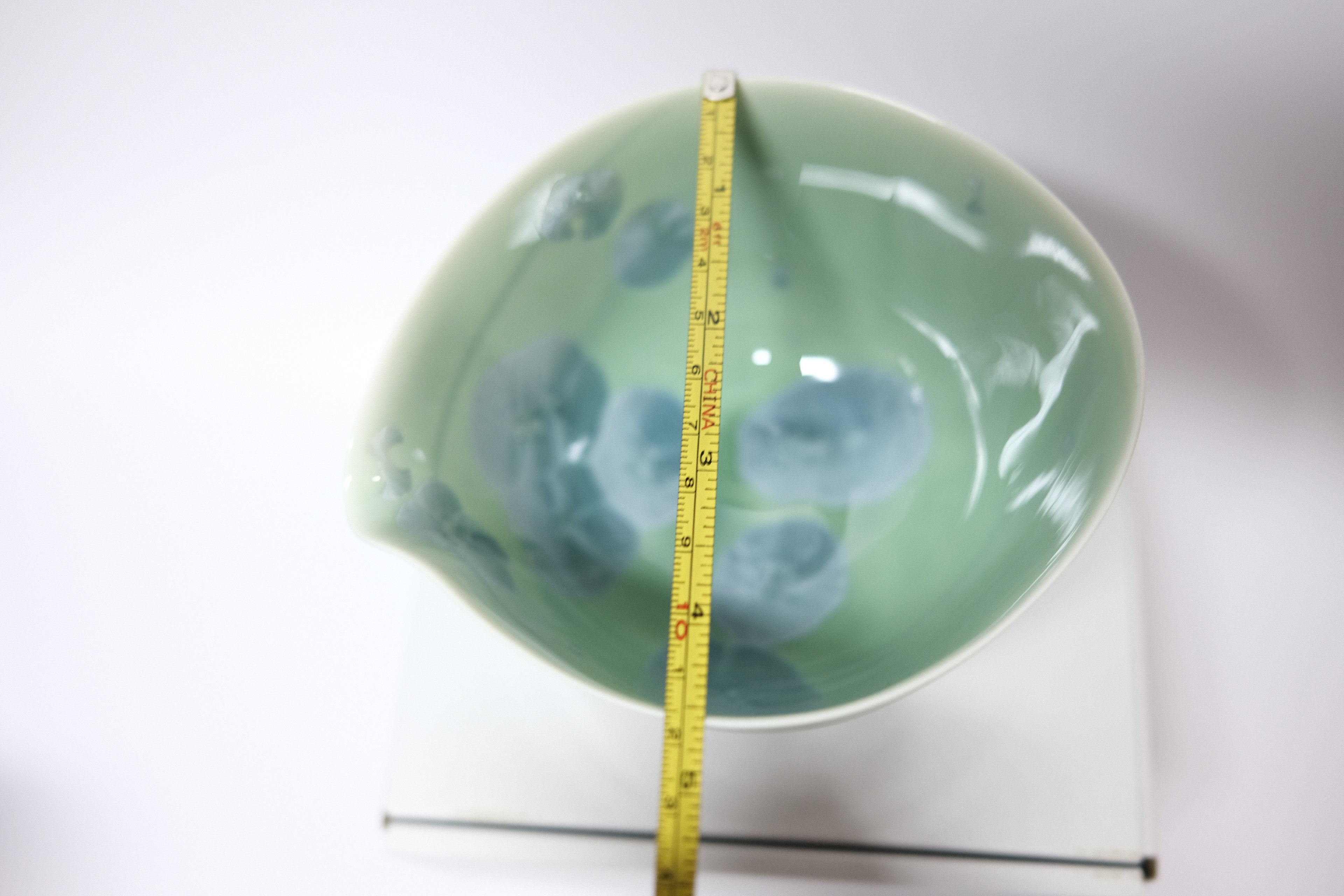 Chawan Kiwakoto by Toun K - Kyo & Kiyomizu Ware | Katakuchi - Crystal Glazed Jade Green