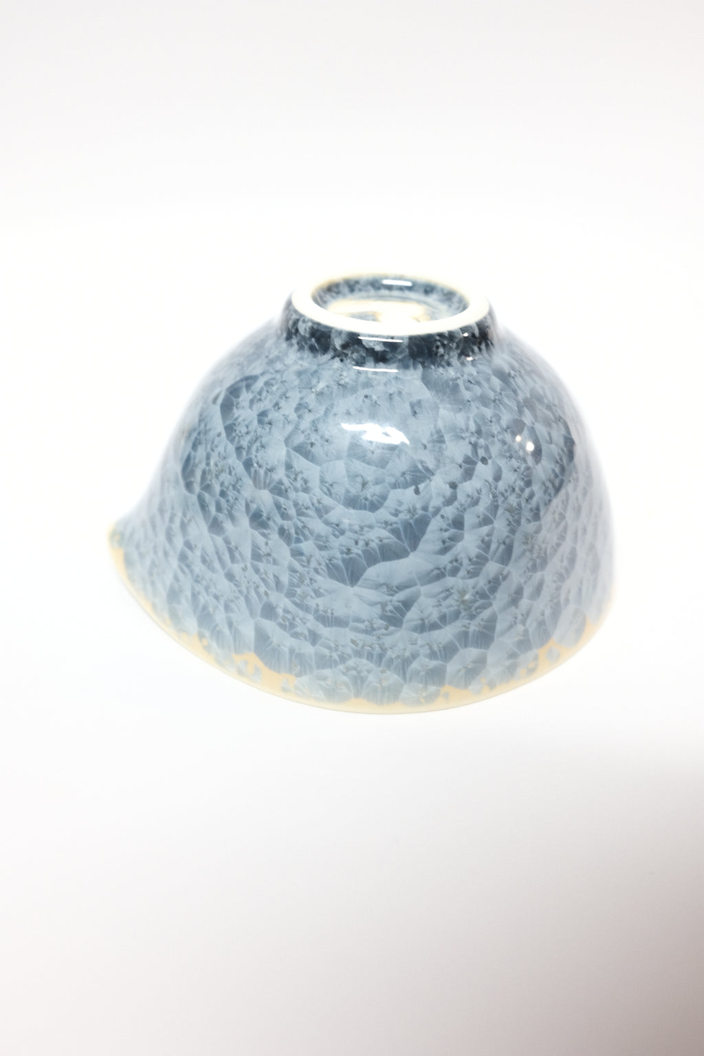 Chawan Kiwakoto by Toun K - Kyo & Kiyomizu Ware | Katakuchi - Dark Blue