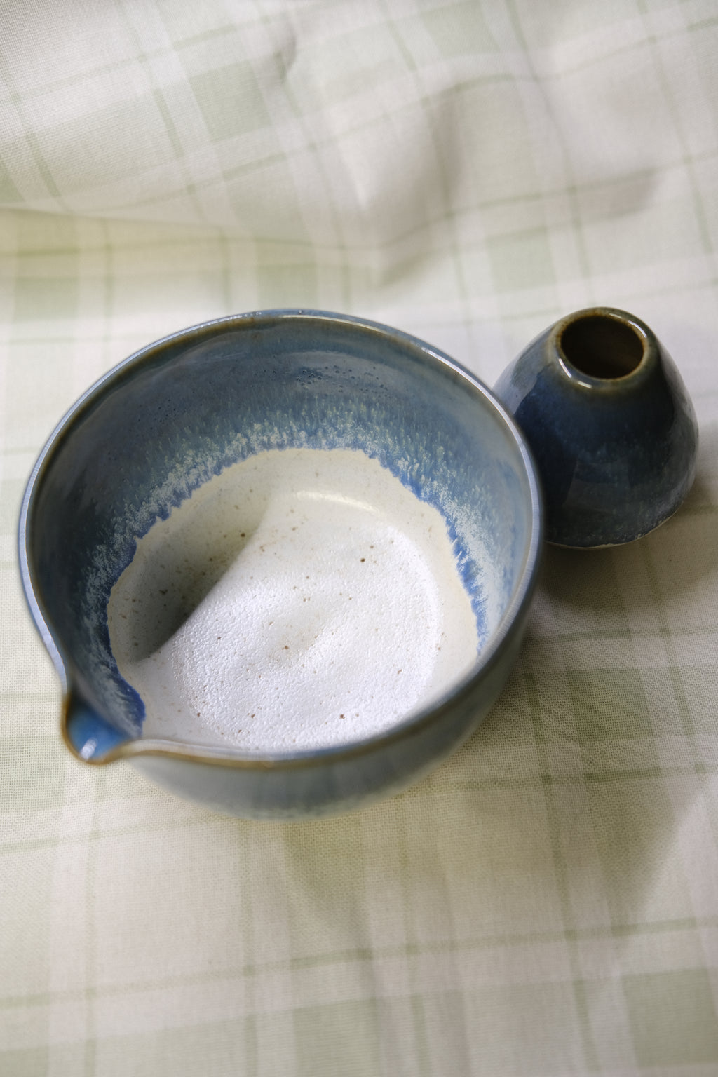 Chawan and Chasentate Set - Aoi Umi