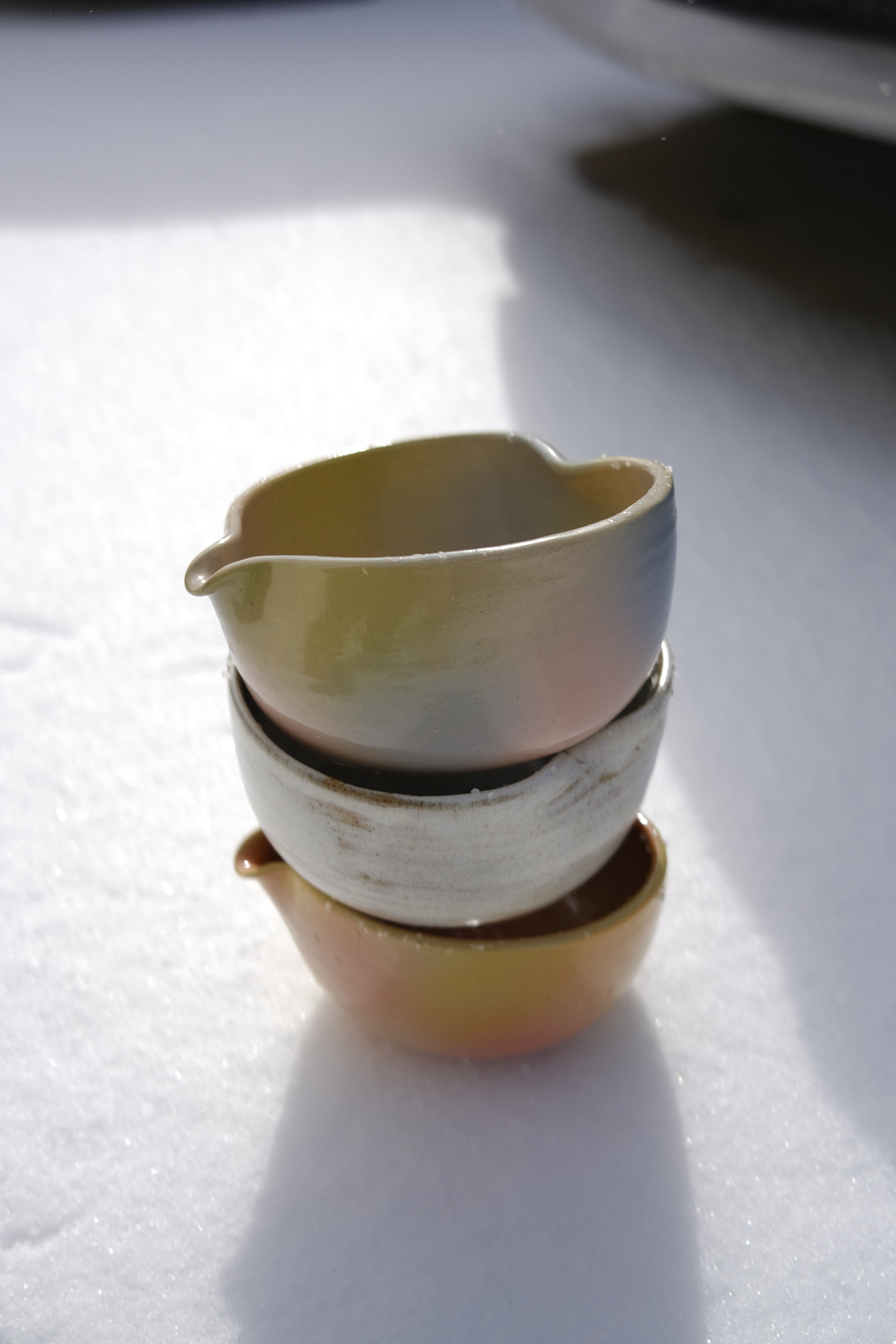 Chawan and Chasentate Set - Blue Dawn