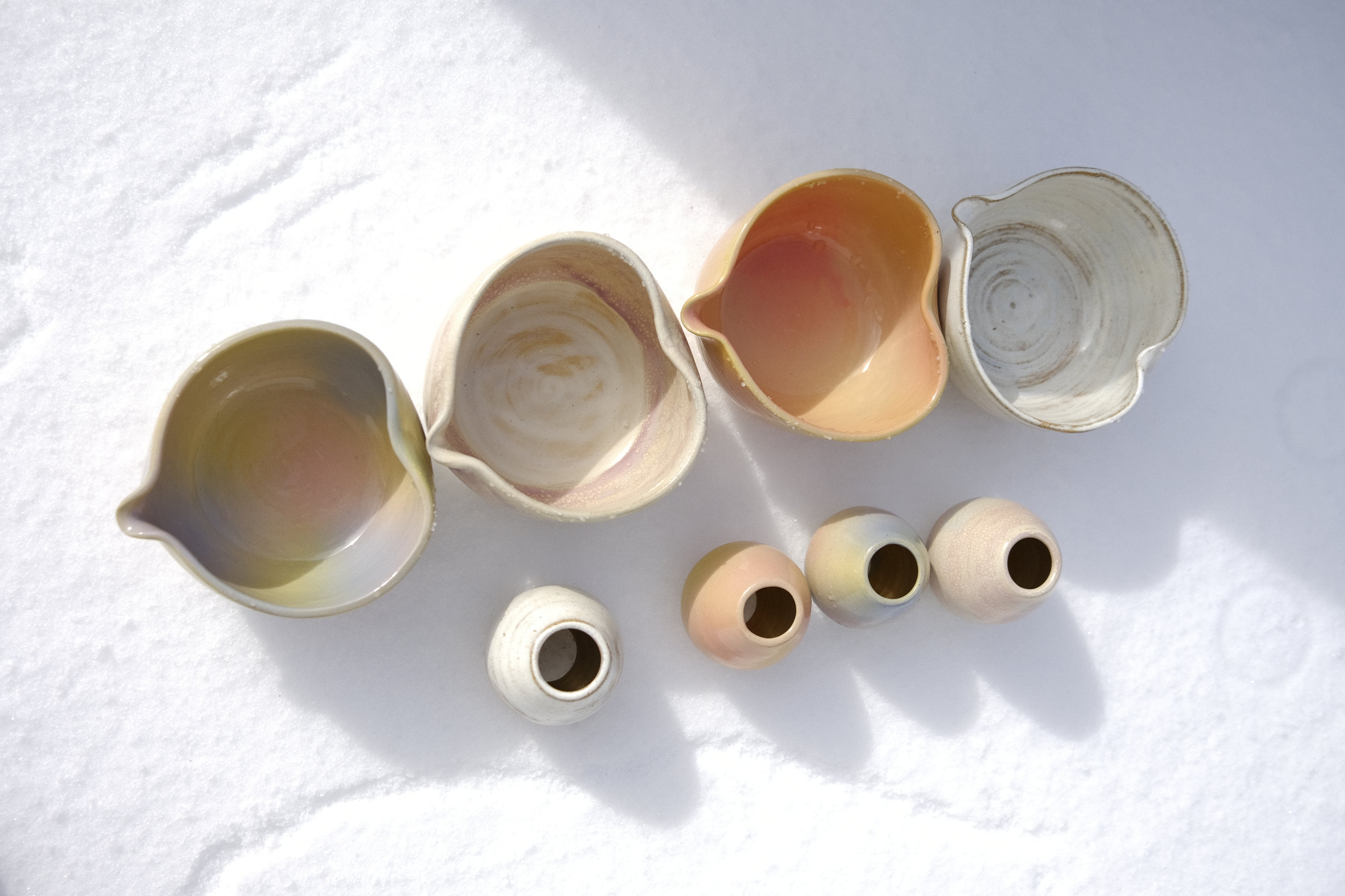 Chawan and Chasentate Set - Murasaki