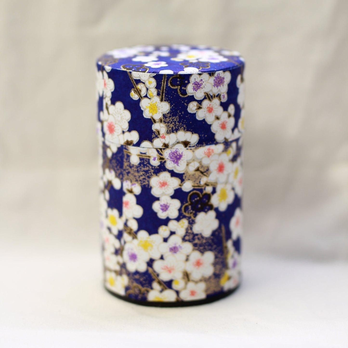 VARIED Washi Paper Metal Tea Caddy