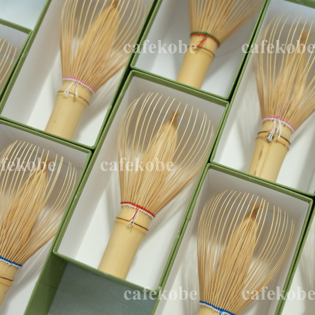Ryosai Kubo - Shirotake White Bamboo - Takayama Japanese Chasen (Pink+White)